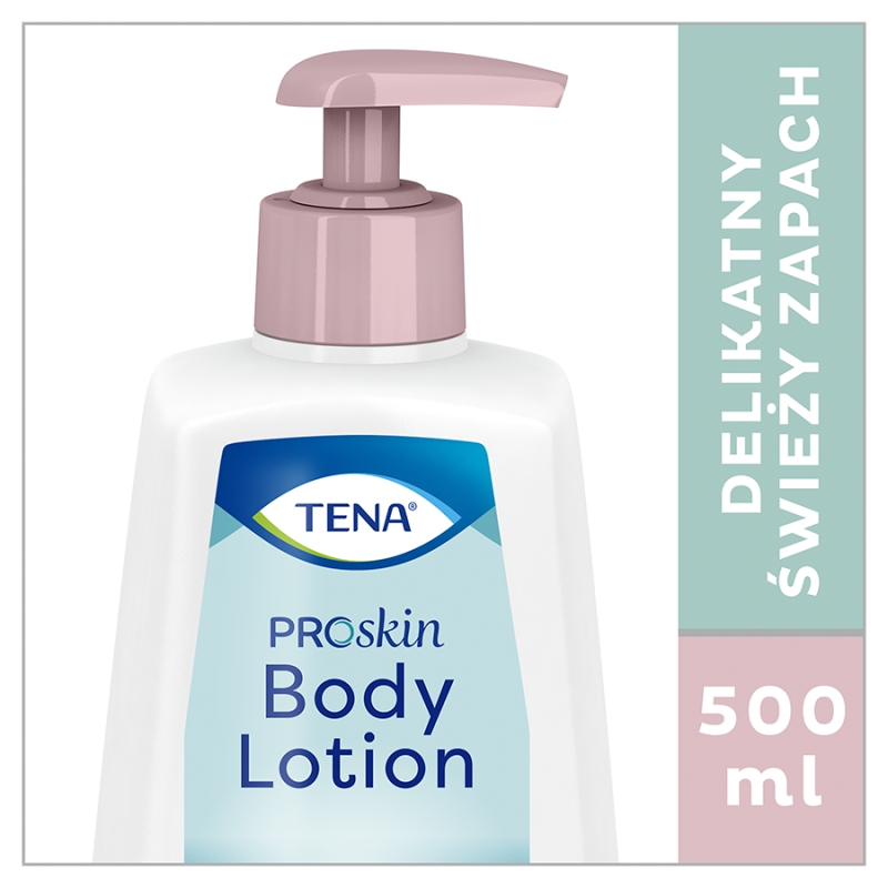 TENA SKIN LOTION , balsam nawilżający do ciała z witaminą E, 500 ml