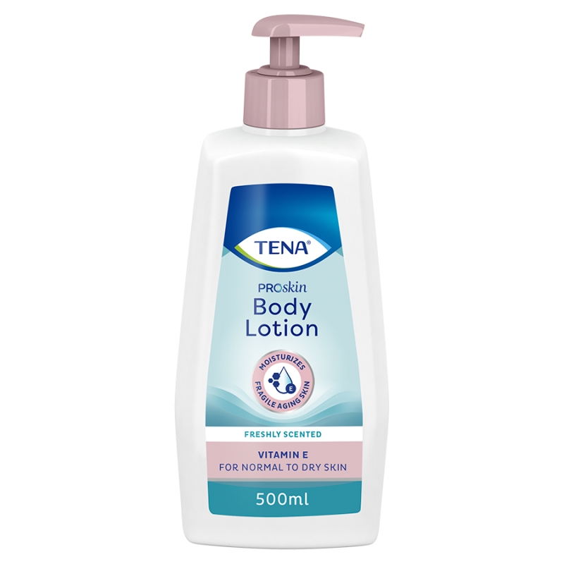 TENA SKIN LOTION balsam nawilżający do ciała z witaminą E, 500 ml