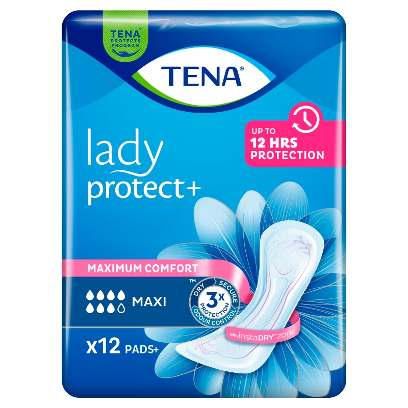Tena Lady Maxi, wkładki anatomiczne, 12 szt.