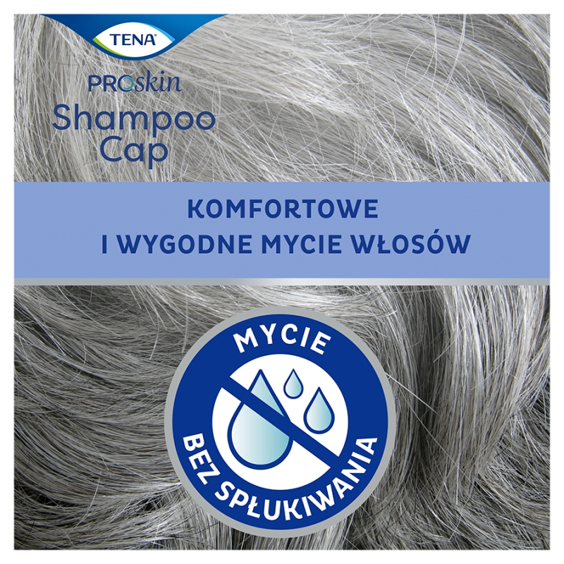 TENA Shampoo Cap,  czepek do mycia włosów, 1 szt.
