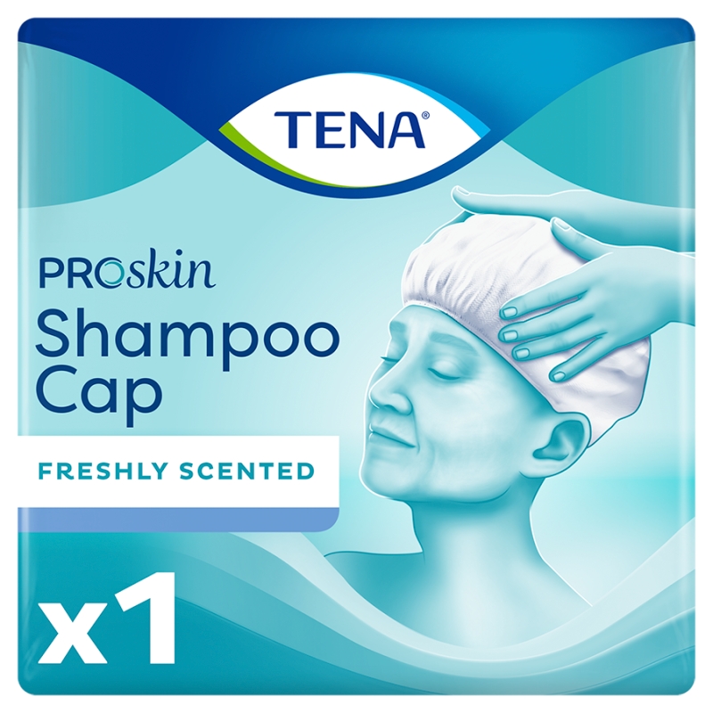 TENA Shampoo Cap,  czepek do mycia włosów, 1 szt.