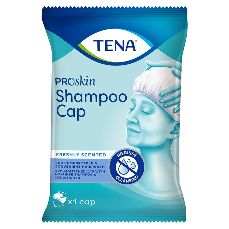 TENA Shampoo Cap,  czepek do mycia włosów, 1 szt.