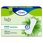 Tena Lady Normal wkładki anatomiczne na nietrzymanie moczu, 30 szt.