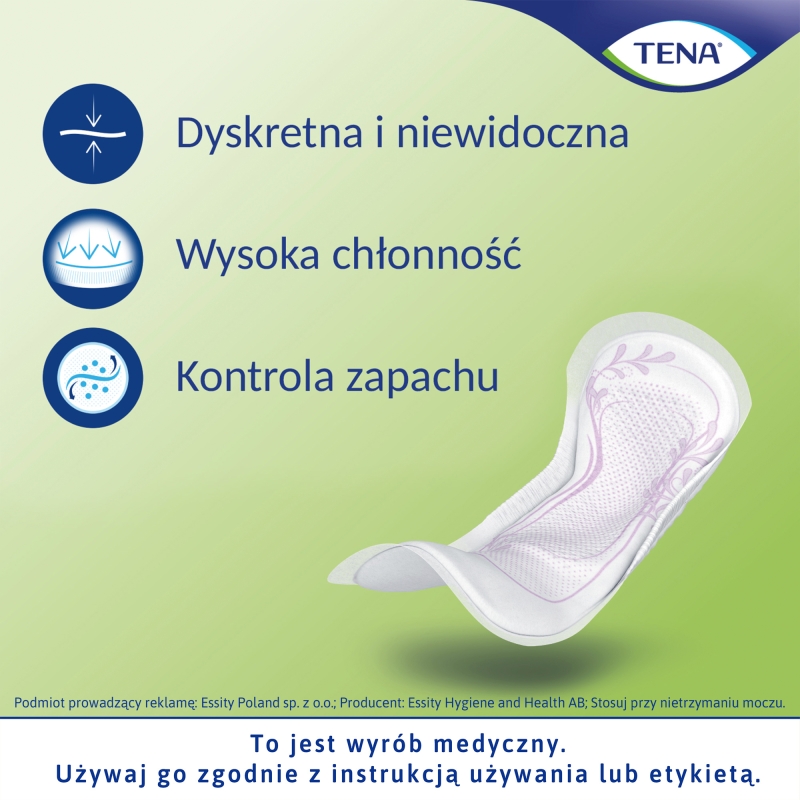 Tena Lady Slim Normal, wkładki anatomiczne, 12 szt.