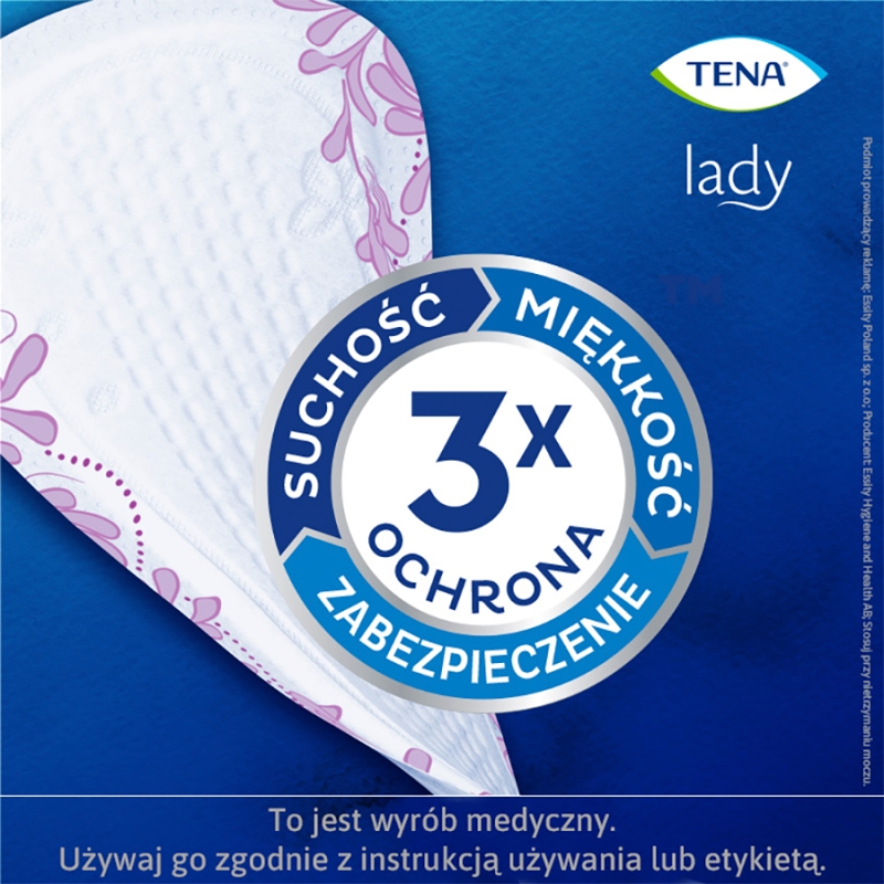 Tena Lady Slim Mini Magic , wkładki anatomiczne na nietrzymanie moczu, 34 szt.