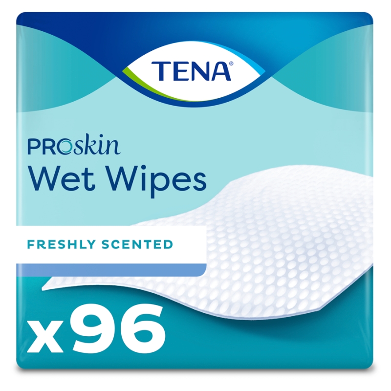 Tena Wet Wipes, chusteczki nawilżające, 2 x 48 szt.