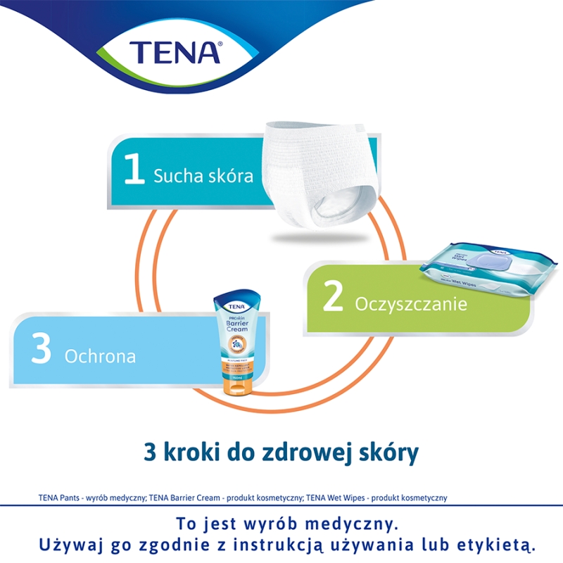 TENA Wet Wipes Original , chusteczki nawilżające, 80 szt.