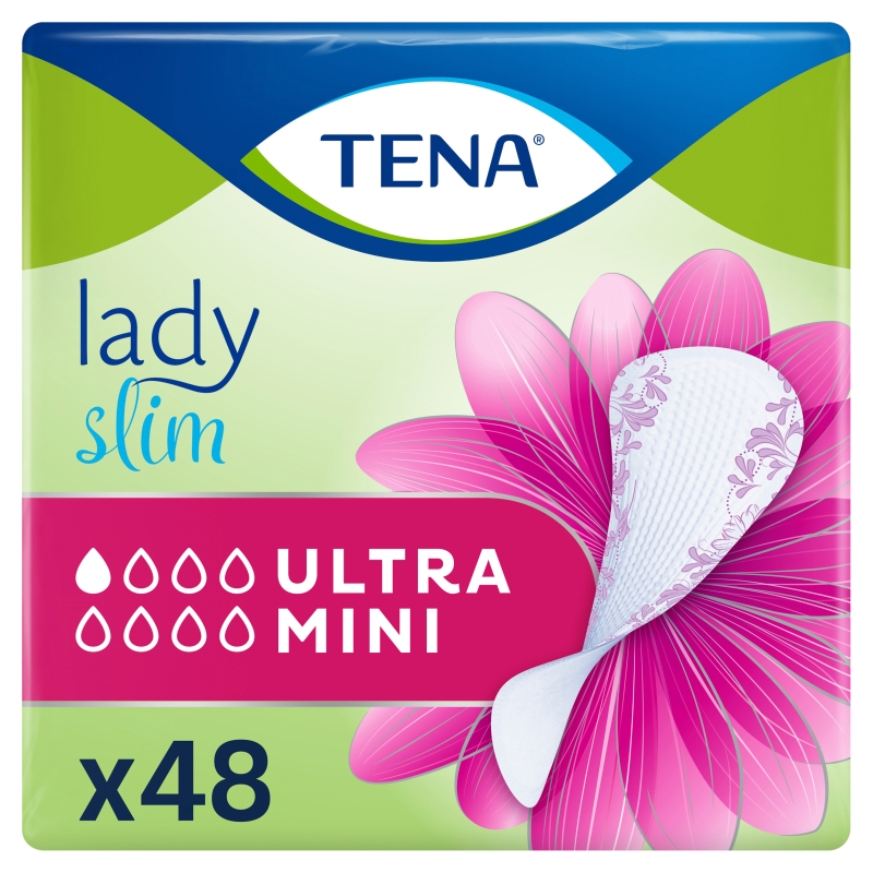 Tena Lady Slim Ultra Mini, wkładki anatomiczne, 48 szt.