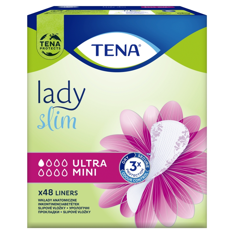 Tena Lady Slim Ultra Mini, wkładki anatomiczne, 48 szt.