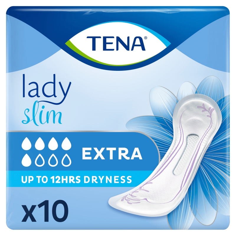 Tena Lady Slim Extra , wkładki anatomiczne, 10 szt.