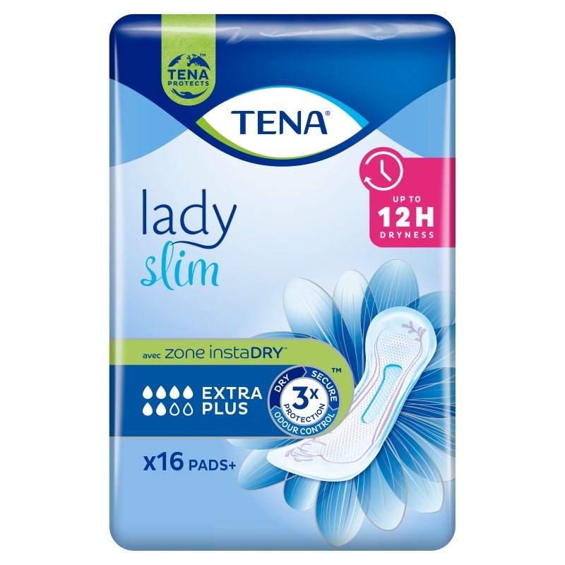 Tena Lady Slim Extra Plus wkładki anatomiczne, 16 szt.