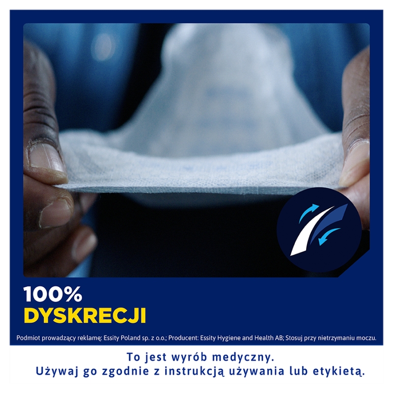 Tena Men Active Fit, wkładki anatomiczne, level 1, 20 szt