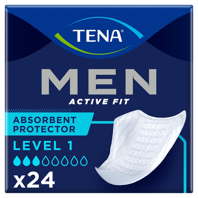 Tena Men Active Fit, wkładki anatomiczne, level 1, 20 szt