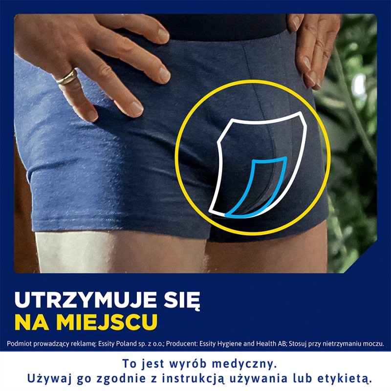 Tena Men Active Fit, wkładki anatomiczne level 2, 20 szt.