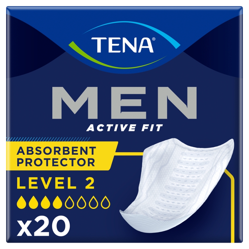 Tena Men Active Fit, wkładki anatomiczne level 2, 20 szt.