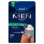 TENA Men Pants majtki chłonne Normal Grey S/M, 30 szt.