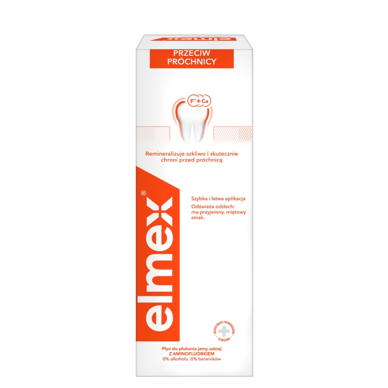 Elmex, płukanka do ust przeciw próchnicy, 400 ml
