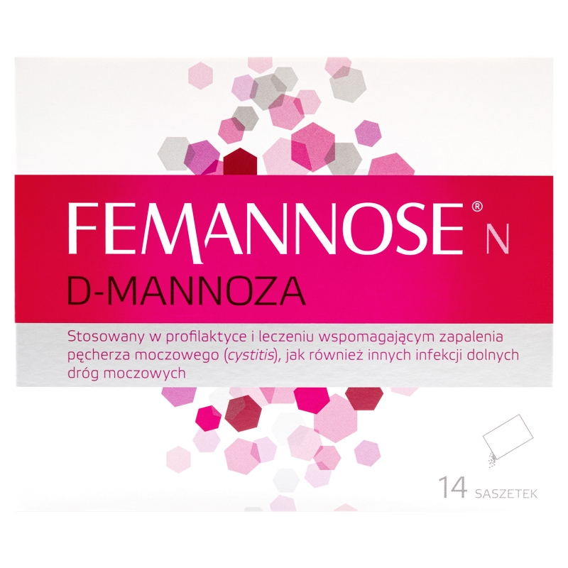 Femannose N , proszek na leczenie i zapobieganie infekcjom układu moczowego, 14 sasz.
