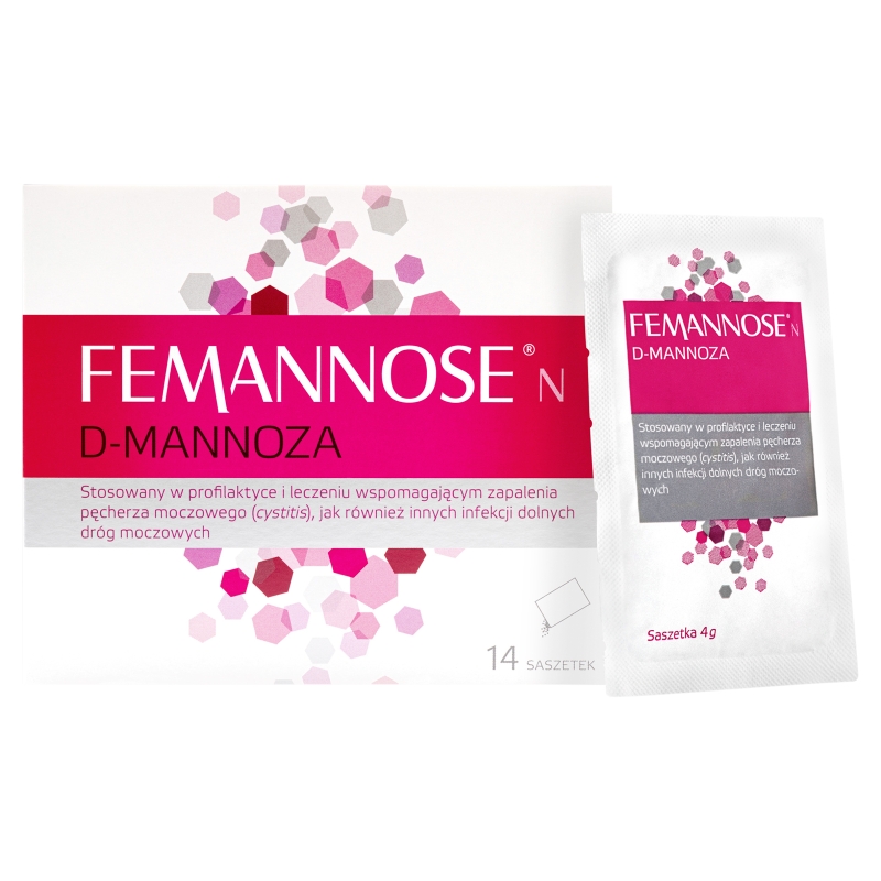 Femannose N , proszek na leczenie i zapobieganie infekcjom układu moczowego, 14 sasz.