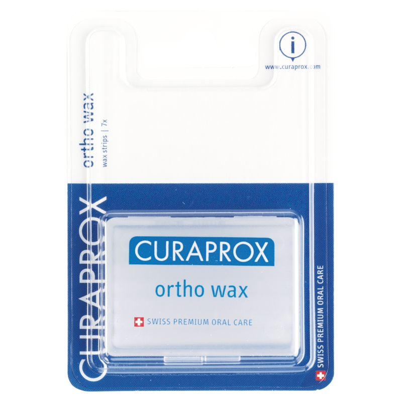 Curaprox Ortho Wax, wosk ortodontyczny, 7 szt.
