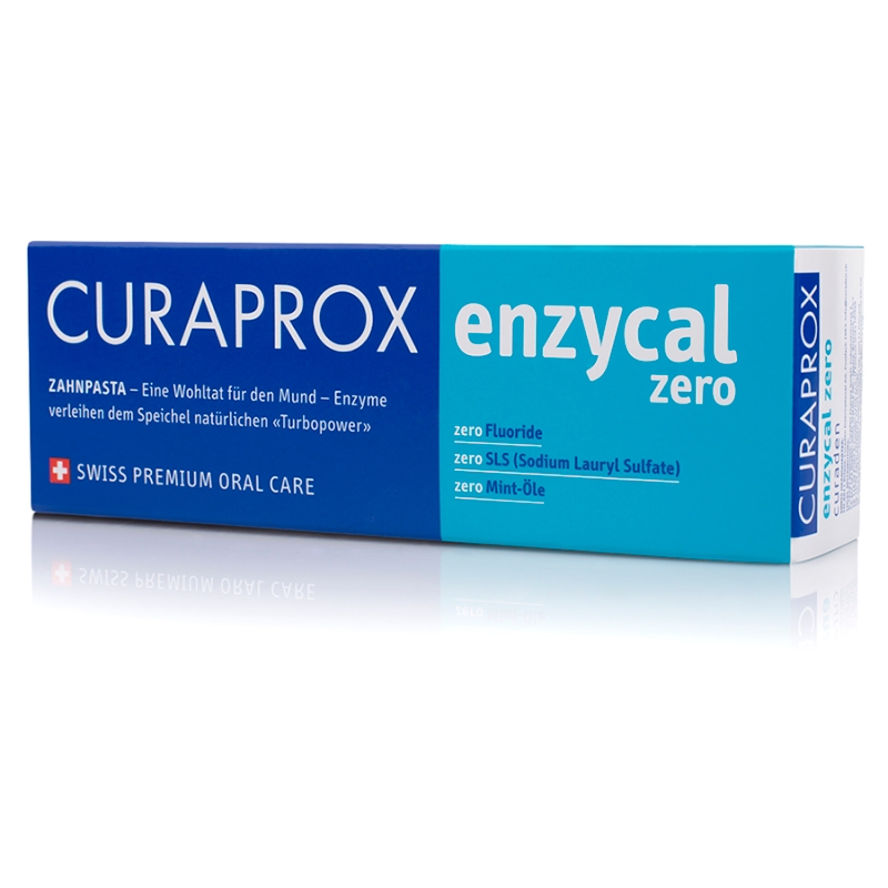 Curaprox Enzycal Zero, pasta do zębów bez fluorków, 75 ml