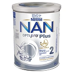 NAN OptiPro Plus 2 mleko modyfikowane w proszku dla niemowląt powyżej 6 miesiąca życia, 800 g