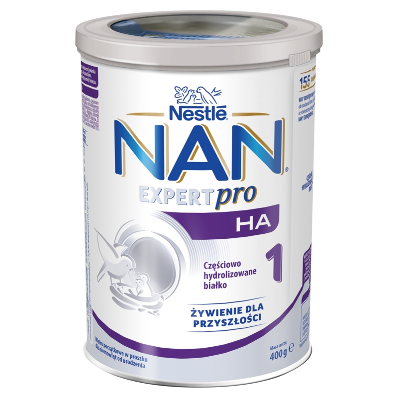 NAN Expert pro H.A. 1, proszek do żywienia niemowląt, puszka 400 g
