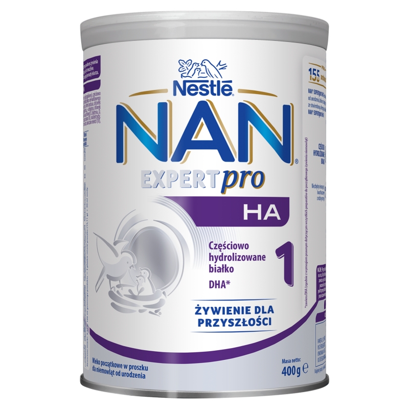 NAN Expert pro H.A. 1, proszek do żywienia niemowląt, puszka 400 g