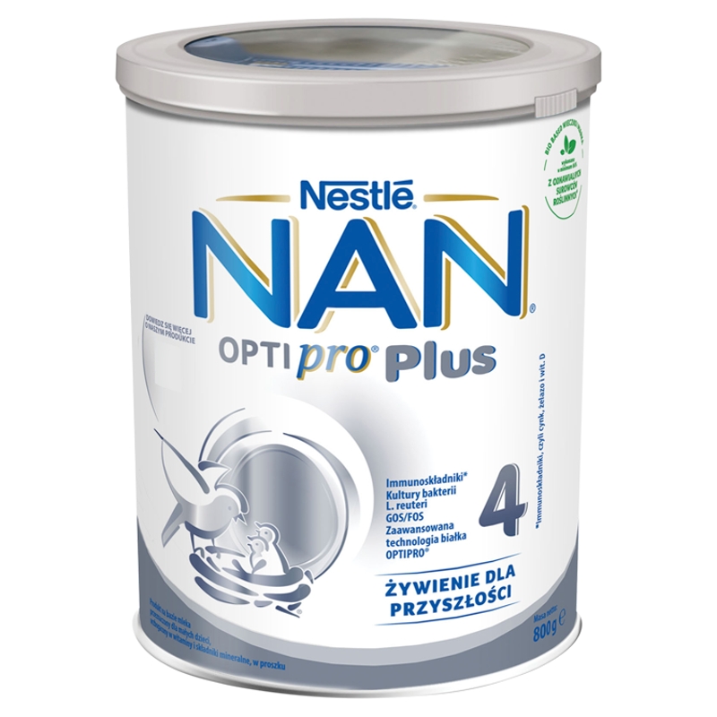 NAN  OptiPro Plus 4 mleko modyfikowane następne dla dzieci powyżej 2 roku życia, 800 g
