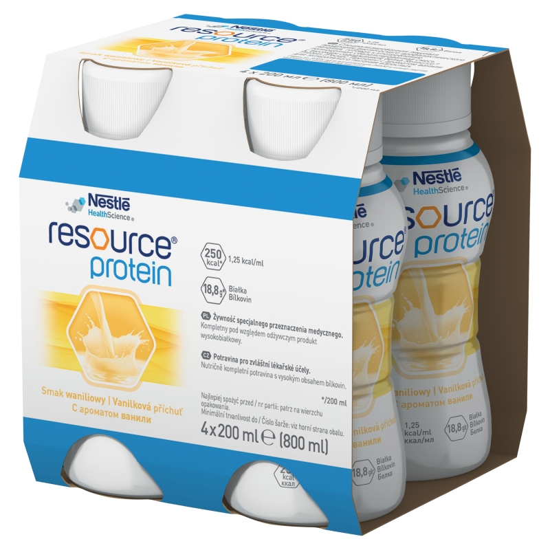 Resource Protein waniliowy, 4 x 200 ml