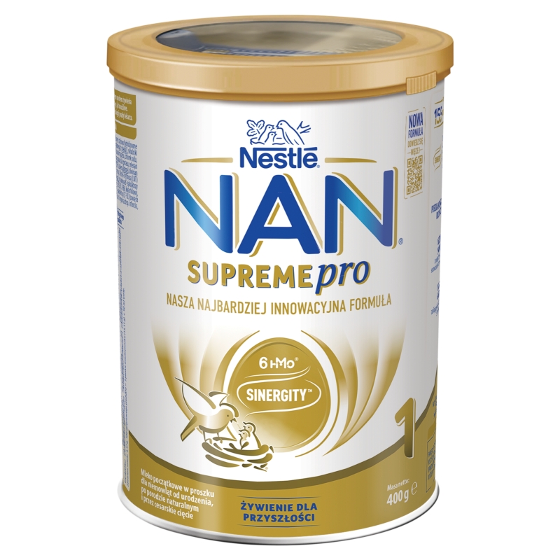 NAN Supreme Pro 1, mleko początkowe, 400 g