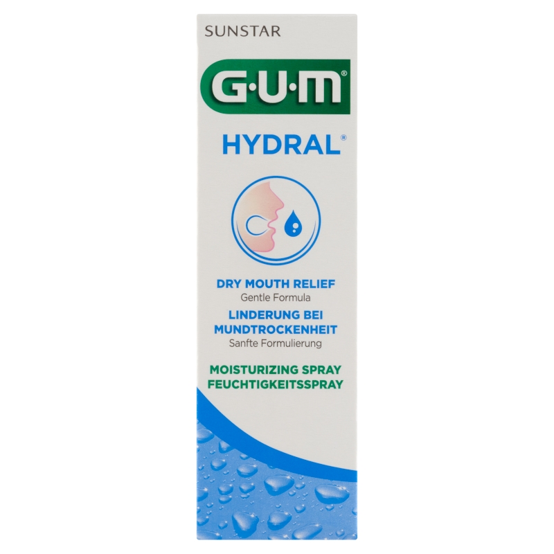 SUNSTAR GUM HYDRAL, nawilżający spray do jamy ustnej, 50 ml