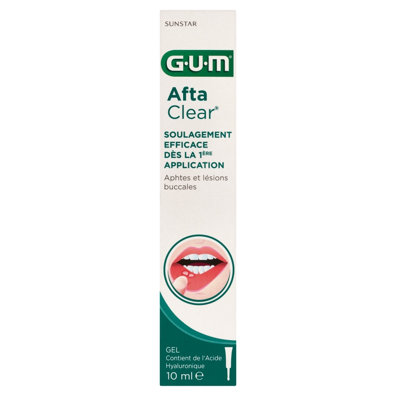 SUNSTAR GUM Afta Clear, żel do ust, 10 ml