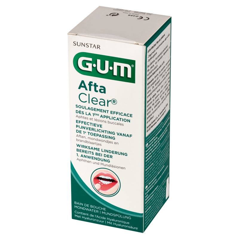 SUNSTAR GUM Afta Clear, płyn do płukania ust, 120 ml