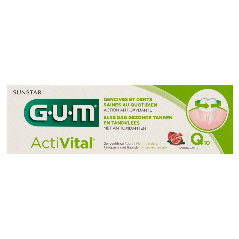 SUNSTAR GUM ActiVital pasta do zębów, 75 ml
