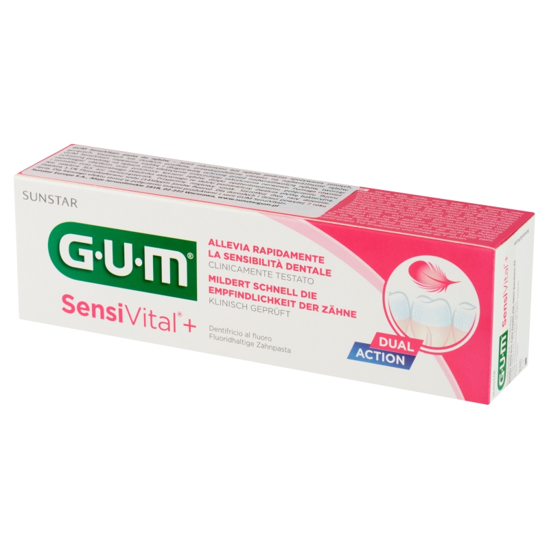SUNSTAR GUM SensiVital+, pasta do zębów wrażliwych, 75 ml