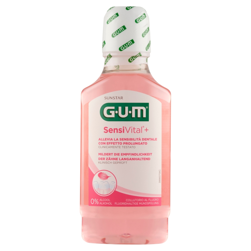 SUNSTAR GUM SensiVital+, płyn do jamy ustnej, 300 ml