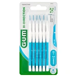 SUNSTAR GUM BI-DIRECTION szczoteczka międzyzębowa 0,9 mm, 6 szt.