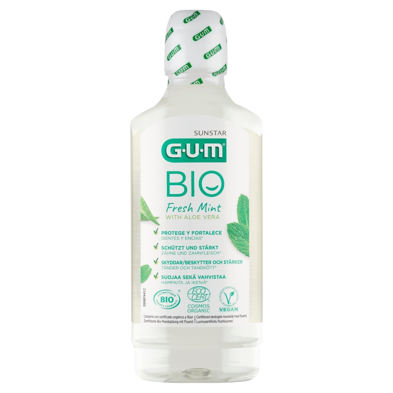 SUNSTAR Gum Bio, Płyn do płukania, 500 ml