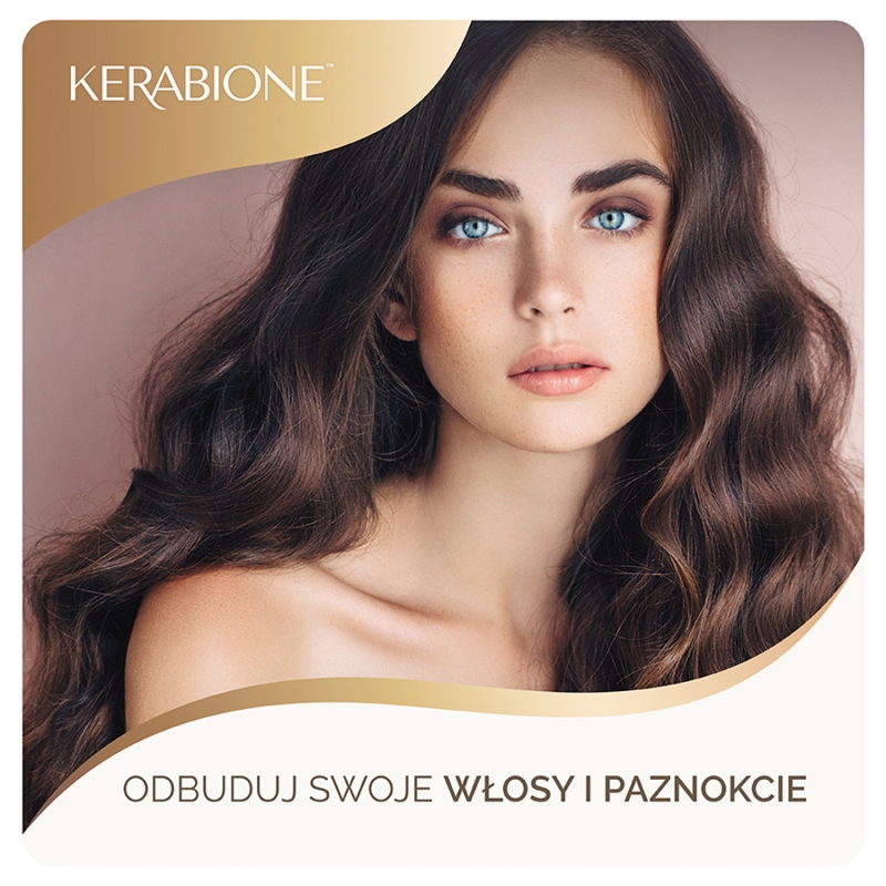 Kerabione , kapsułki ze składnikami wzmacniającymi włosy i paznokcie, 60 szt.