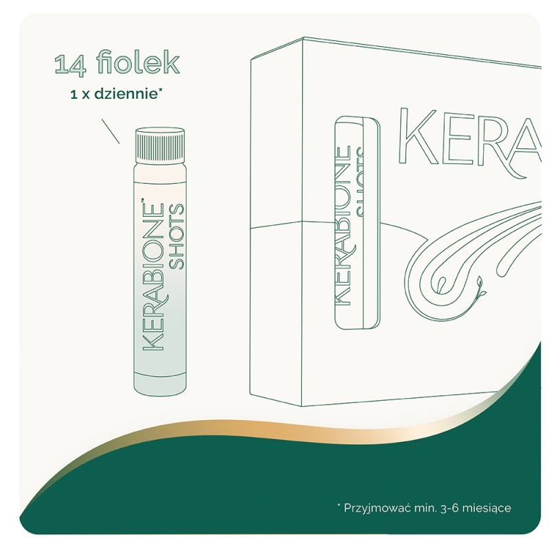 Kerabione Shots, płyn 14 fiolek x 25ml