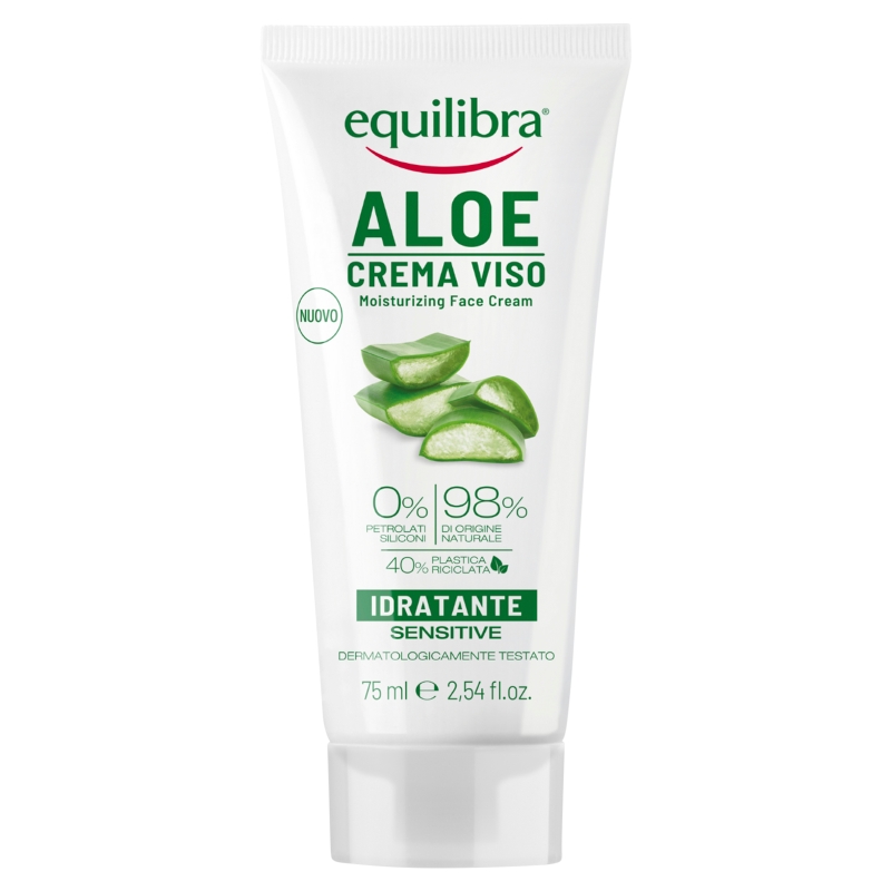 Equilibra Krem Aloesowy, do twarzy, 75 ml