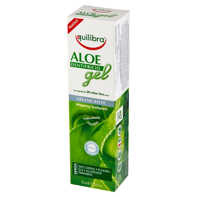 Equilibra Pasta do zębów,  wybielająca, 75 ml