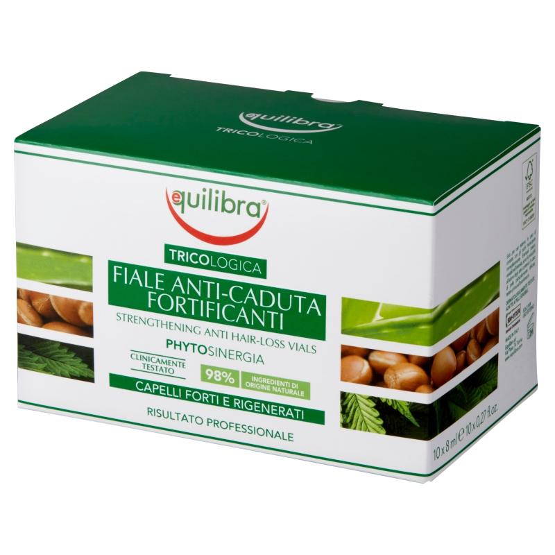 Equilibra Wzmacniające Ampułki, przeciw wypadaniu włosów, 10 szt.