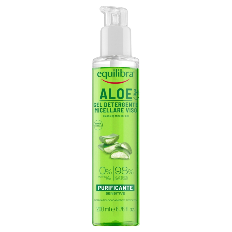 EQUILIBRA ALOE 3+ aloesowy oczyszczający żel micelarny, 200 ml