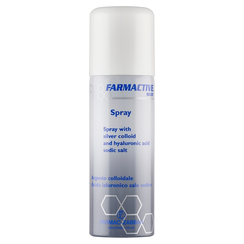 Farmactive Silver Spray , preparat o działaniu antybakteryjnym i pielęgnującym rany, 125 ml