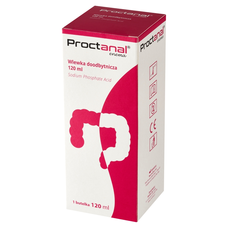 Proctanal Enema, wlewka doodbytnicza, 120 ml