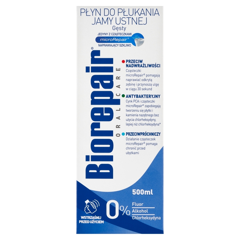 BIOREPAIR , płyn do higieny jamy ustnej, 500 ml