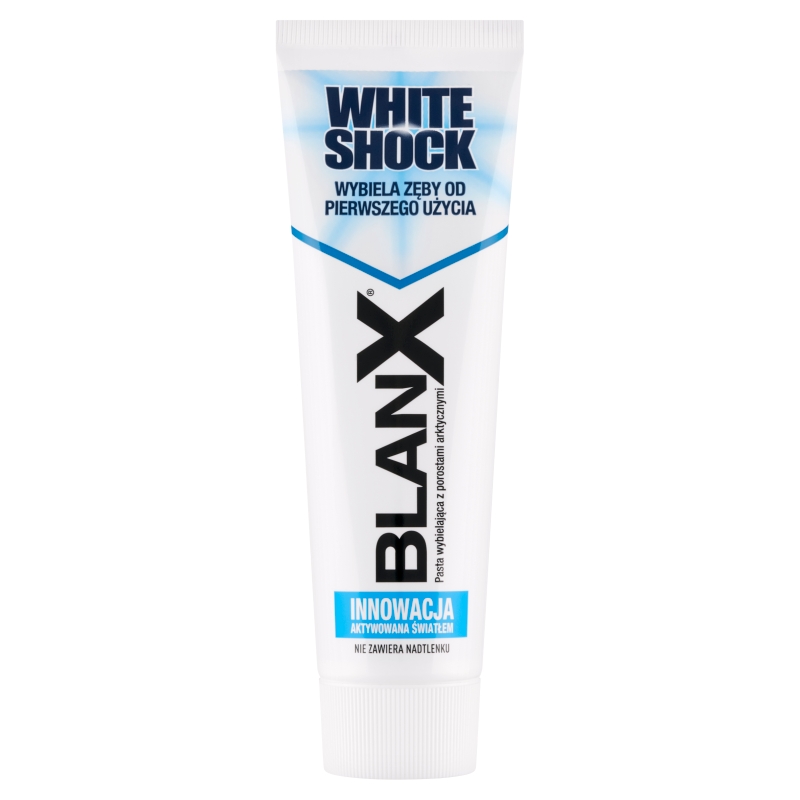 BlanX White Shock, wybielająca pasta do zębów, 75 ml