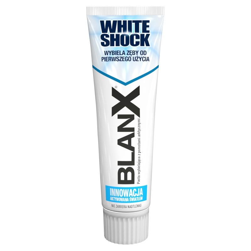BlanX White Shock, wybielająca pasta do zębów, 75 ml